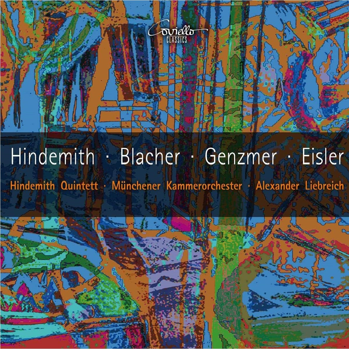 Coviello_Hindemith Blacher Genzmer Eisler Cover